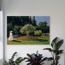 Claude Monet - Kvinna i trädgården